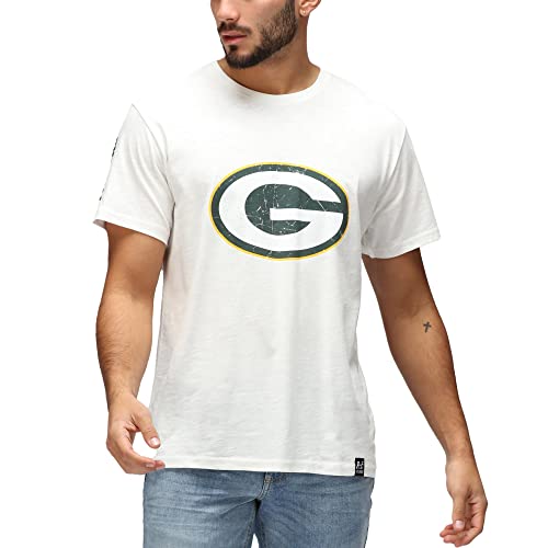 Re:Covered Shirt - NFL Green Bay Packers ecru weiß - XXL von Recovered