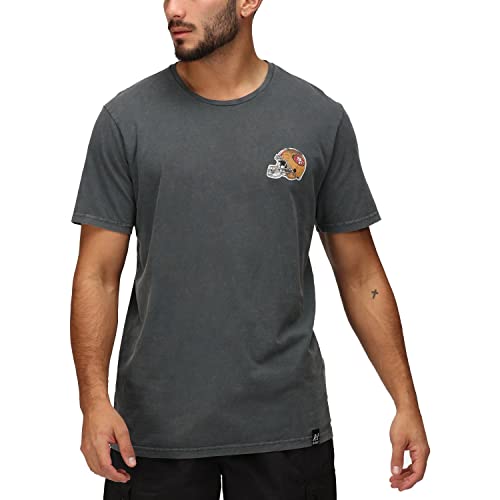 Re:Covered Shirt - NFL San Francisco 49ers Black Washed - S von Recovered