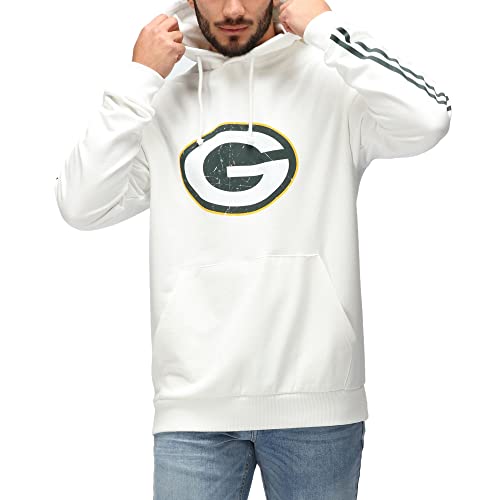 Recovered Fleece Hoody - NFL Green Bay Packers ecru - S von Recovered