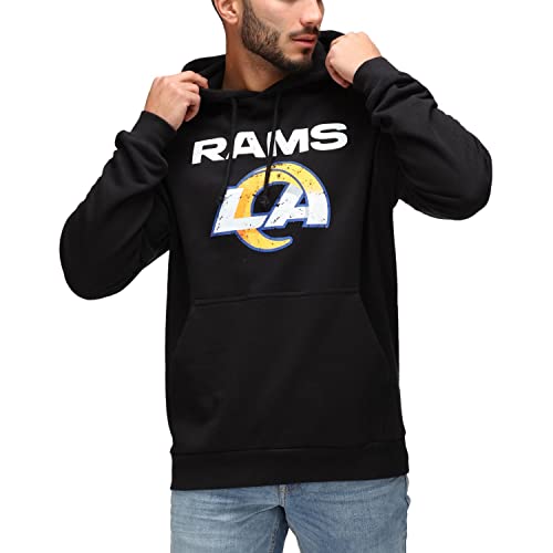 Recovered Fleece Hoody - NFL Los Angeles Rams schwarz - L von Recovered
