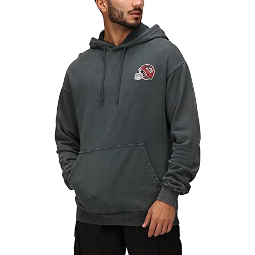 Recovered Hoody - NFL Kansas City Chiefs Black Washed - XL von Recovered