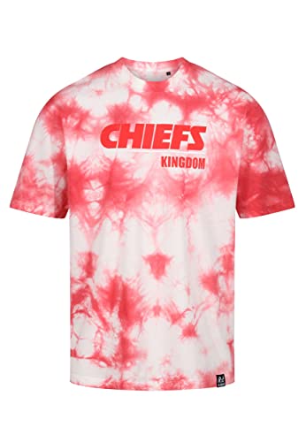 Recovered Kansas City Chiefs NFL Tie-Dye Relaxed Oversized T-Shirt Red White - XXL Recovered Kansas City Chiefs NFL Tie-Dye Relaxed Oversized T-Shirt Red White - XXL von Recovered