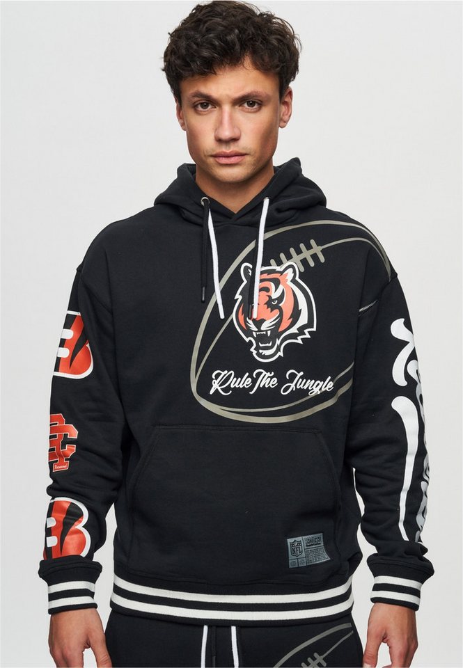 Recovered Kapuzensweatshirt NFL Bengals Rule The Jungle für Cincinnati Bengals-Fans Recovered Kapuzensweatshirt NFL Bengals Rule The Jungle für Cincinnati Bengals-Fans von Recovered