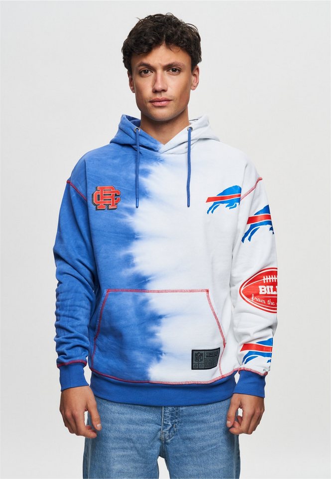 Recovered Kapuzensweatshirt NFL Bills Ink Dye Effect On im lockeren Schnitt von Recovered