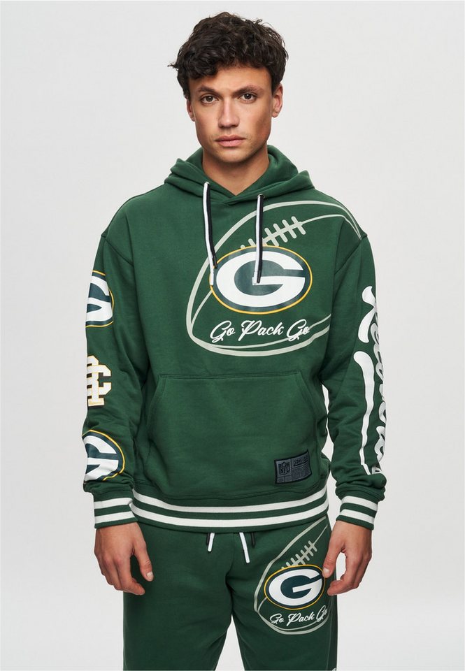 Recovered Kapuzensweatshirt NFL Packers Go Pack Go im zeitlosen Design von Recovered