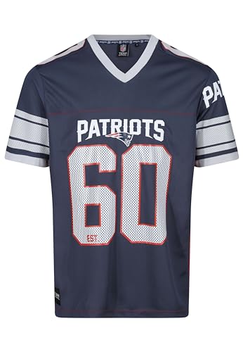 Recovered New England Patriots Navy NFL Oversized Jersey Trikot Mesh Relaxed Top - XL von Recovered