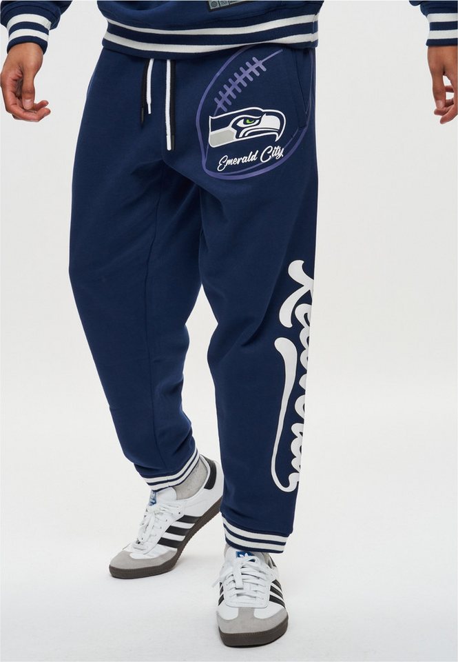 Recovered Sweathose NFL Seahawks Emerald City mit gestreiften Bündchen Recovered Sweathose NFL Seahawks Emerald City mit gestreiften Bündchen von Recovered