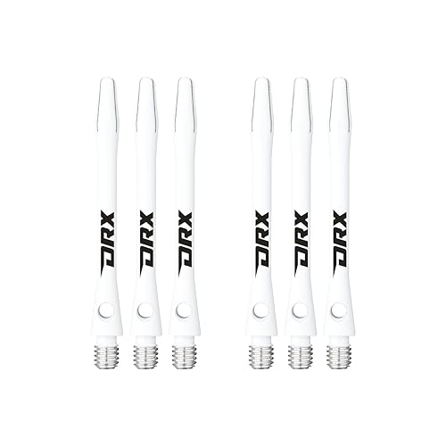 RED DRAGON DRX Coated Aluminium Medium White Logo Dart Stems (Shafts) - 2 Sets per Pack (6 Stems in total) RED DRAGON DRX Coated Aluminium Medium White Logo Dart Stems (Shafts) - 2 Sets per Pack (6 Stems in total) von RED DRAGON