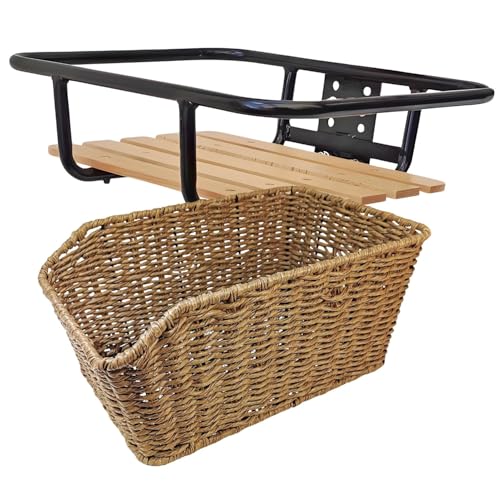 Frontgepäckträger Fahrrad + Fahrradkorb XL Pro | Fahrrad Gepäckträger vorne | Gepäckträger Vorderrad | Fahrrad Gepäckhalter | Front Loader | Red Loon | Rattanlook Seegras | Gepäckträgerkorb Frontgepäckträger Fahrrad + Fahrradkorb XL Pro | Fahrrad Gepäckträger vorne | Gepäckträger Vorderrad | Fahrrad Gepäckhalter | Front Loader | Red Loon | Rattanlook Seegras | Gepäckträgerkorb von Red Loon