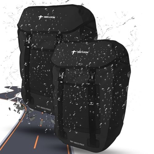 Red Loon 2X Fahrradtasche eBike hinten - Bike Packing - Radtasche für Gepäckträger wasserdicht - Fahrradtasche - Hinterradtasche - Fahrradtasche Gepäckträger - Gepäckbox - LKW-Plane Pro Plus Red Loon 2X Fahrradtasche eBike hinten - Bike Packing - Radtasche für Gepäckträger wasserdicht - Fahrradtasche - Hinterradtasche - Fahrradtasche Gepäckträger - Gepäckbox - LKW-Plane Pro Plus von Red Loon