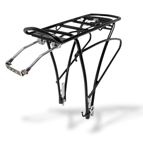 Red Loon Alu Hinterrrad Gepäckträger | Fahrrad Gepäckträger hinten | Fahrrad Gepäckhalter | Back Loader | Trek Bike | verstellbar 25 kg | Federklappe 24-28" | für Sattelstütze Red Loon Alu Hinterrrad Gepäckträger | Fahrrad Gepäckträger hinten | Fahrrad Gepäckhalter | Back Loader | Trek Bike | verstellbar 25 kg | Federklappe 24-28" | für Sattelstütze von Red Loon