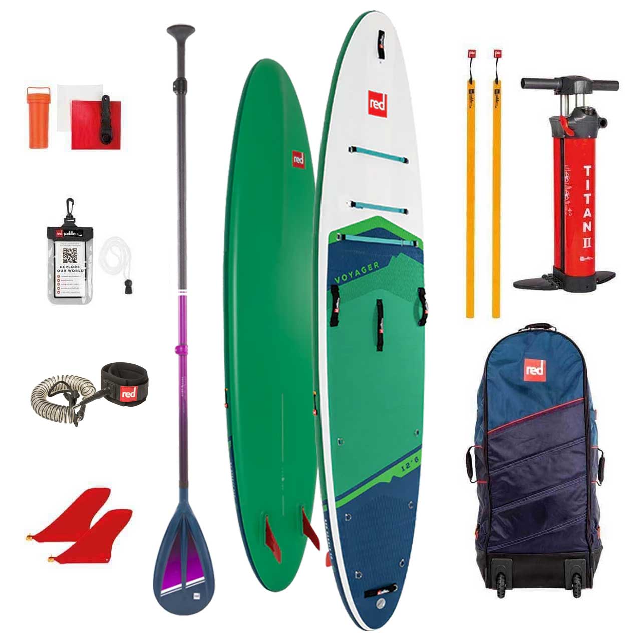 Red Paddle SUP Set Voyager 12'6 Red Paddle SUP Set Voyager 12'6 von Red Paddle Co