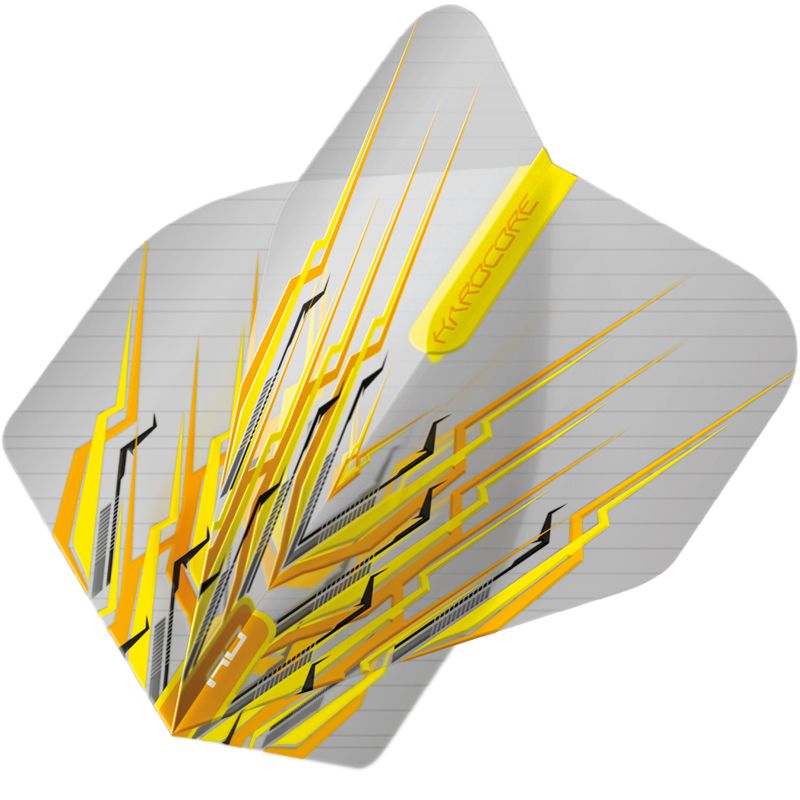 Hardcore Yellow Mohawk Dart Flights Hardcore Yellow Mohawk Dart Flights von RedDragon