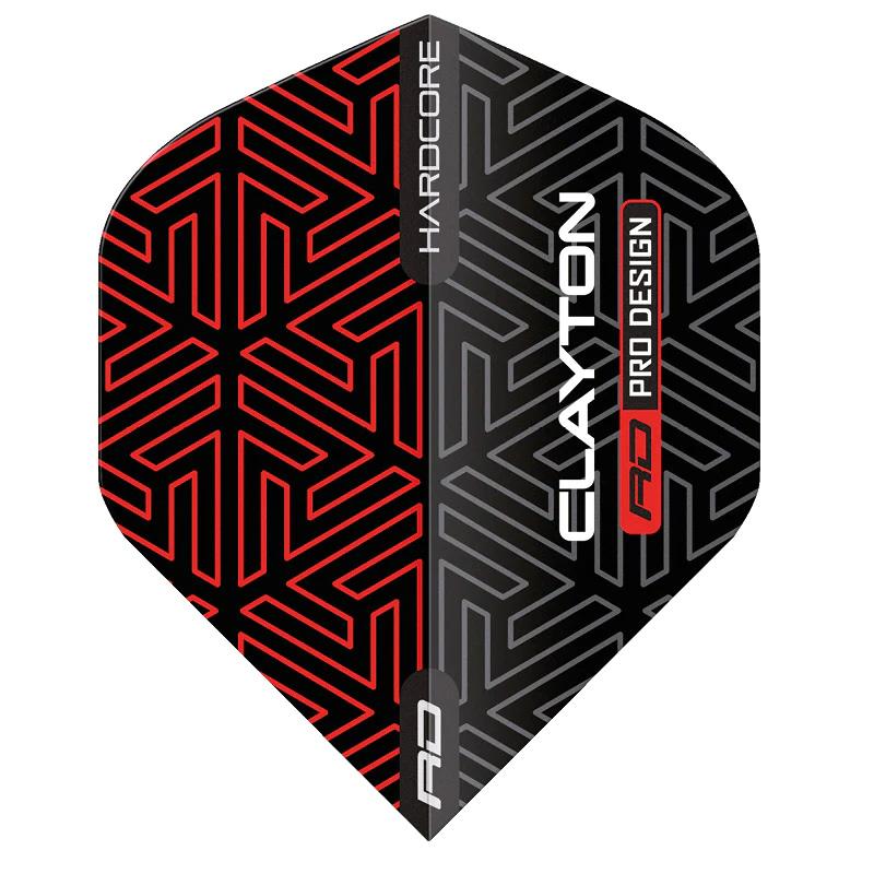 Jonny Clayton Red & Black Hardcore Premium Flights Jonny Clayton Red & Black Hardcore Premium Flights von RedDragon