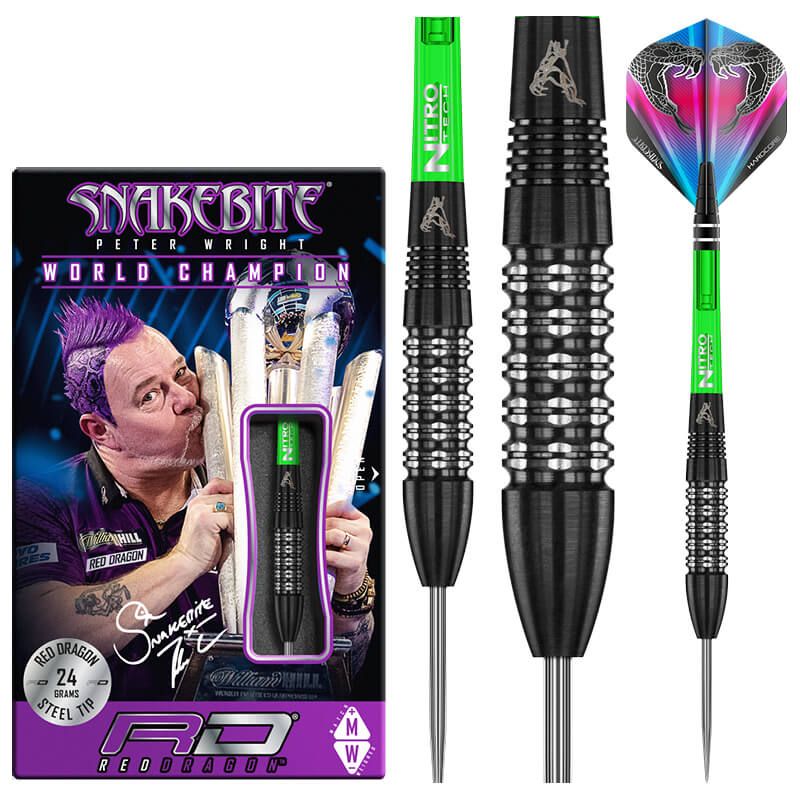 Peter Wright Snakebite Black Strike 24g Peter Wright Snakebite Black Strike 24g von RedDragon