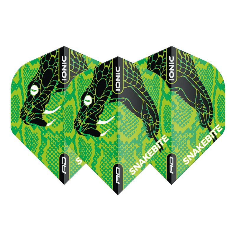 Peter Wright Snakebite Ionic Snake Head Green Dart Flights Peter Wright Snakebite Ionic Snake Head Green Dart Flights von RedDragon