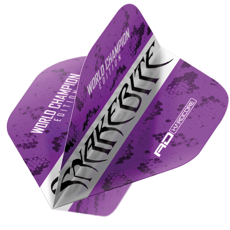 Peter Wright Snakebite World Champion Edition Purple Strike Hardcore Dart Flights Peter Wright Snakebite World Champion Edition Purple Strike Hardcore Dart Flights von RedDragon