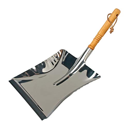 Redecker Edelstahl-Abfallschaufel mit Holzgriff, 45 cm Redecker Edelstahl-Abfallschaufel mit Holzgriff, 45 cm von Redecker