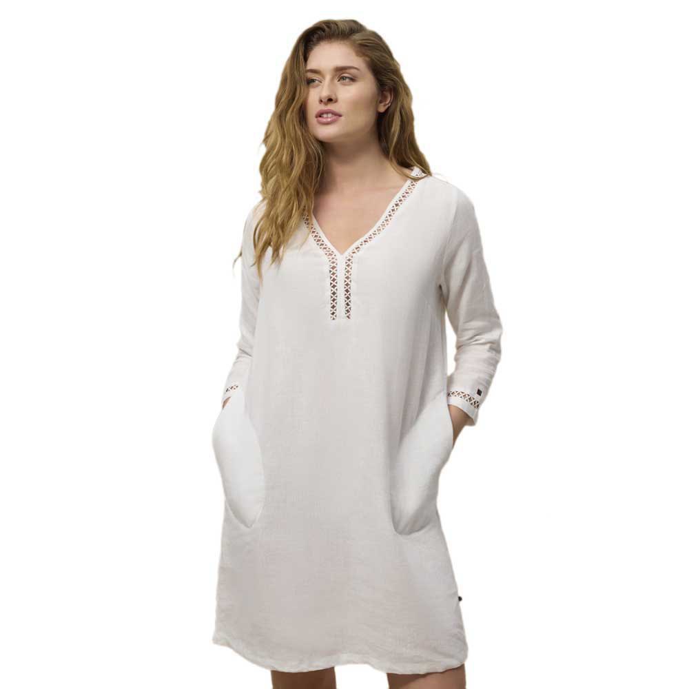 Redgreen Diaz Linen Dress Weiß M Frau Redgreen Diaz Linen Dress Weiß M Frau von Redgreen