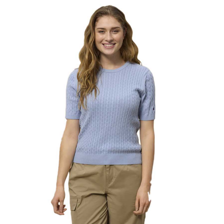 Redgreen Serena Cable Long Sleeve T-shirt Blau M Frau von Redgreen