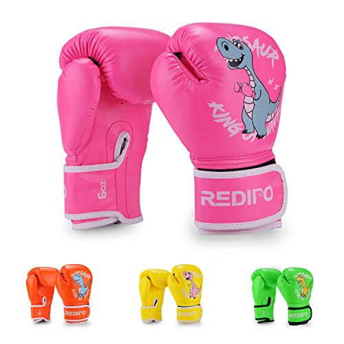 Redipo Kinder-Boxhandschuhe für Jungen und Mädchen, Jugend-Box-Trainingshandschuhe für Kinder von 3–15, 4 und 170 g Boxsack, Kickboxen, Thai-Handschuhe, MMA Training, Sparring-Handschuhe Redipo Kinder-Boxhandschuhe für Jungen und Mädchen, Jugend-Box-Trainingshandschuhe für Kinder von 3–15, 4 und 170 g Boxsack, Kickboxen, Thai-Handschuhe, MMA Training, Sparring-Handschuhe von Redipo