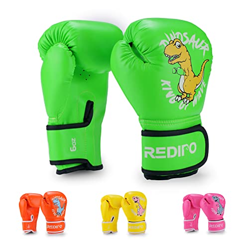 Redipo Kinder-Boxhandschuhe für Jungen und Mädchen, Jugend-Box-Trainingshandschuhe für Kinder von 3–15, 4 und 170 g Boxsack, Kickboxen, Thai-Handschuhe, MMA Training, Sparring-Handschuhe Redipo Kinder-Boxhandschuhe für Jungen und Mädchen, Jugend-Box-Trainingshandschuhe für Kinder von 3–15, 4 und 170 g Boxsack, Kickboxen, Thai-Handschuhe, MMA Training, Sparring-Handschuhe von Redipo