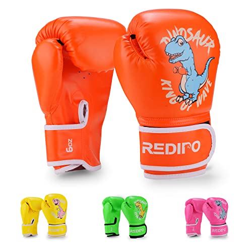 Redipo Kinder-Boxhandschuhe für Jungen und Mädchen, Jugend-Box-Trainingshandschuhe für Kinder von 3–15, 4 und 170 g Boxsack, Kickboxen, Thai-Handschuhe, MMA Training, Sparring-Handschuhe Redipo Kinder-Boxhandschuhe für Jungen und Mädchen, Jugend-Box-Trainingshandschuhe für Kinder von 3–15, 4 und 170 g Boxsack, Kickboxen, Thai-Handschuhe, MMA Training, Sparring-Handschuhe von Redipo