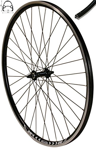 Redondo 28 Zoll Vorderrad Laufrad Fahrrad V-Profil Hohlkammer 28" Felge Schwarz Redondo 28 Zoll Vorderrad Laufrad Fahrrad V-Profil Hohlkammer 28" Felge Schwarz von Redondo