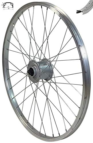 Redondo 24 Zoll Vorderrad Felge Silber Shimano Nexus Nabendynamo DH C3000 3N QR von Redondo