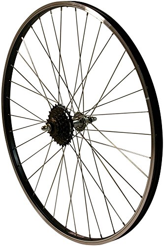 Redondo 26 Zoll Hinterrad Laufrad Kasten Felge + 6-Fach Kranz Schwarz Redondo 26 Zoll Hinterrad Laufrad Kasten Felge + 6-Fach Kranz Schwarz von Redondo