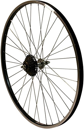 Redondo 26 Zoll Hinterrad Laufrad Kasten Felge + 7-Fach Kranz Schwarz Redondo 26 Zoll Hinterrad Laufrad Kasten Felge + 7-Fach Kranz Schwarz von Redondo