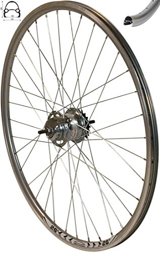Redondo 26 Zoll Laufrad Hinterrad Felge Silber Nexus 7 Gang Rücktritt Redondo 26 Zoll Laufrad Hinterrad Felge Silber Nexus 7 Gang Rücktritt von Redondo