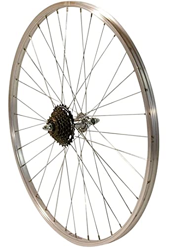 Redondo 28 Zoll Hinterrad Laufrad 28" Kasten Felge + 7-Fach Kranz Silber Redondo 28 Zoll Hinterrad Laufrad 28" Kasten Felge + 7-Fach Kranz Silber von Redondo