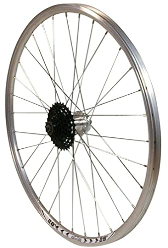 Redondo 28 Zoll Hinterrad Laufrad Felge Silber Disc + 7-Fach Kassette Redondo 28 Zoll Hinterrad Laufrad Felge Silber Disc + 7-Fach Kassette von Redondo