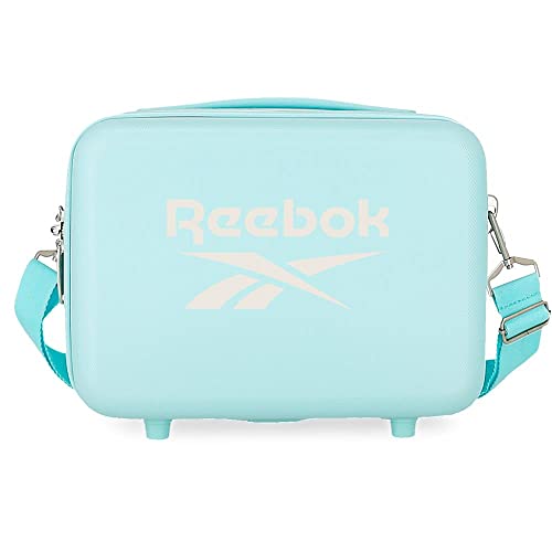 Anpassbare Reebok Roxbury Kulturtasche mit türkisfarbenem Schultergurt, 29 x 21 x 15 cm, starres ABS, 9,14 l, 0,63 kg Anpassbare Reebok Roxbury Kulturtasche mit türkisfarbenem Schultergurt, 29 x 21 x 15 cm, starres ABS, 9,14 l, 0,63 kg von Reebok
