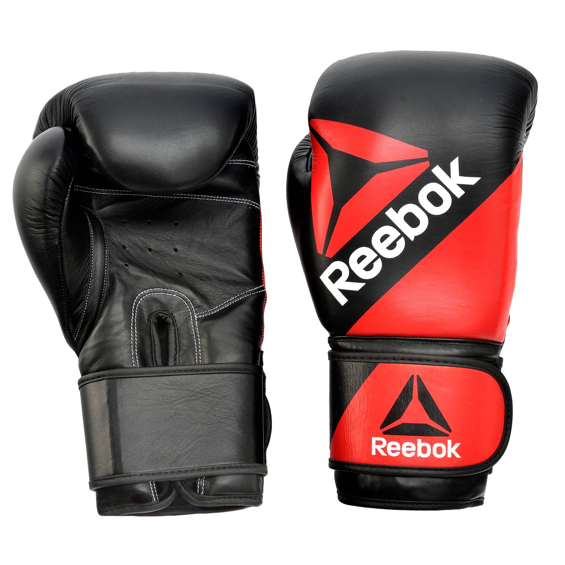 Combat Leder-Boxhandschuhe rot/schwarz Reebok von Reebok