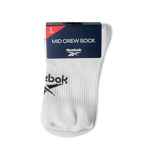 Reebok Active Foundation Crew Socken, Weiß, M, weiß, M Reebok Active Foundation Crew Socken, Weiß, M, weiß, M von Reebok