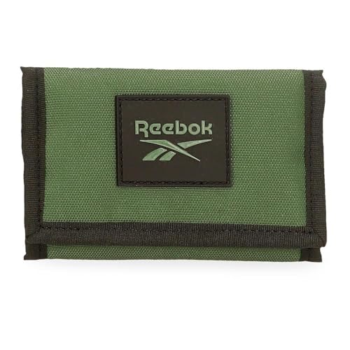 Reebok Arlie Geldbörse Grün, 13 x 8 x 2,5 cm, Polyester, grün, Talla única, Brieftasche von Reebok