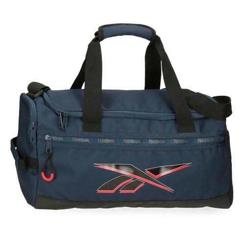 Zwei Taschen für die Normale Berlin, aus Polyester, große Bretellen, ergonomische und anpassbare Fächer für Zwei Fächer, blau, Talla única, Sport-Rucksack von Reebok