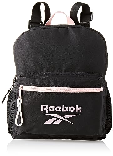 Reebok Beverly Koffer-Set, schwarz, 55/68 cm, starres ABS, seitliches Zahlenschloss, 104 l, 6 kg, 4 Doppelrollen, Handgepäck von Reebok