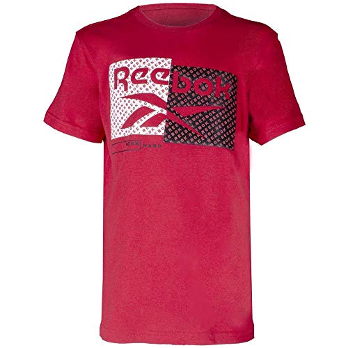Reebok Big Repeat & Blocked T-Shirt, True Red, L, Unisex Kinder, Rot Reebok Big Repeat & Blocked T-Shirt, True Red, L, Unisex Kinder, Rot von Reebok