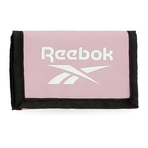 Reebok Boston Geldbörse mit Geldbörse, Rosa, 13 x 8 x 2,5 cm, Polyester, von Joumma Bags, Rosa, Geldbörse mit Geldbörse von Reebok