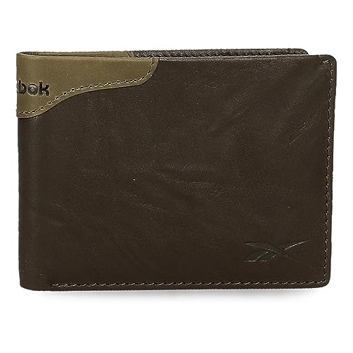 Reebok Club-Geldbörse Horizontal mit Geldbörse, Braun, 11,5 x 8 x 1 cm Leder, braun, Talla única, Horizontale Geldbörse mit Geldbörse Reebok Club-Geldbörse Horizontal mit Geldbörse, Braun, 11,5 x 8 x 1 cm Leder, braun, Talla única, Horizontale Geldbörse mit Geldbörse von Reebok