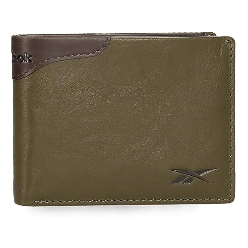 Reebok Club-Geldbörse Horizontal mit Geldbörse Grün 11 x 8 x 1 cm Leder, grün, Talla única, Horizontale Geldbörse mit Geldbörse Reebok Club-Geldbörse Horizontal mit Geldbörse Grün 11 x 8 x 1 cm Leder, grün, Talla única, Horizontale Geldbörse mit Geldbörse von Reebok