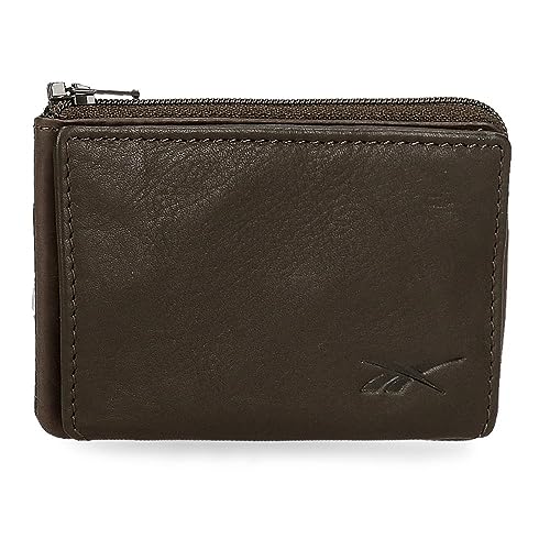 Reebok Club Geldbörse mit Kartenfach, Braun, 11 x 7 x 1,5 cm, Leder, braun, Talla única, Geldbörse mit Kartenhalter Reebok Club Geldbörse mit Kartenfach, Braun, 11 x 7 x 1,5 cm, Leder, braun, Talla única, Geldbörse mit Kartenhalter von Reebok