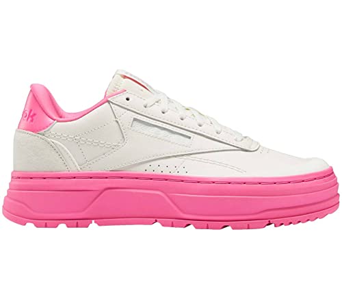 Reebok Damen Club C Double GEO Luxus-Schuhe Klassische Mode Sneakers Neu, Kreide Pink, 38.5 EU von Reebok