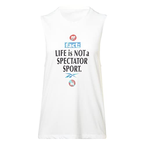 Reebok Damen Graphic T-Shirt, Orange, M, Orange, XXL Reebok Damen Graphic T-Shirt, Orange, M, Orange, XXL von Reebok