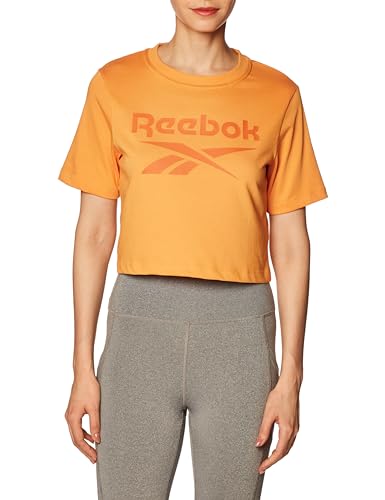 Reebok Damen Identity Crop T-Shirt, Lila, XS, violett, Small Reebok Damen Identity Crop T-Shirt, Lila, XS, violett, Small von Reebok