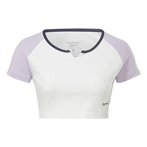 Reebok Damen Identity Crop T-Shirt, Weiß, XS, weiß, XXL Reebok Damen Identity Crop T-Shirt, Weiß, XS, weiß, XXL von Reebok