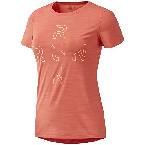 Reebok Damen OSR Ss Ac Tee Unterhemd, Rosa, S Reebok Damen OSR Ss Ac Tee Unterhemd, Rosa, S von Reebok